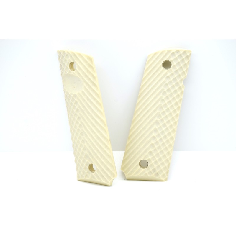 Lok Grips G10 for 1911 Ivory