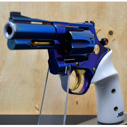 Korth Revolver Classic 357 Mag. 3" Glossy Blue DLC