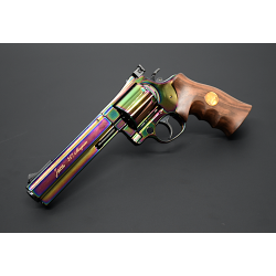 Revolver Janz 357 Mag. 6" Aurora Green Rainbow