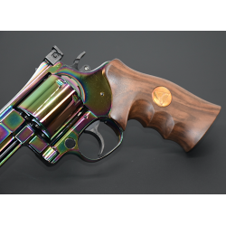 Janz Revolver 357 Mag. 6" Aurora Green Rainbow