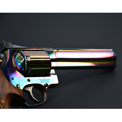 Janz Revolver 357 Mag. 6" Aurora Green Rainbow