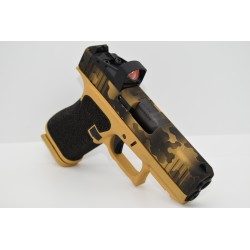 Glock 43X Shield Custom - Hexa Light Gold