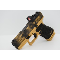Glock 43X Shield Custom - Hexa Light Gold