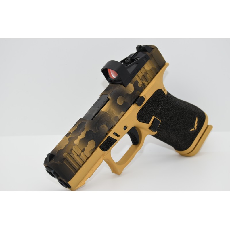 Glock 43 X Shield Custom - Hexa Light Gold