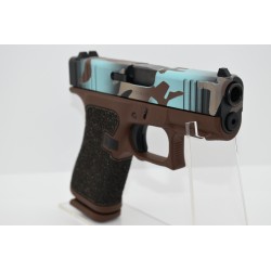 Glock 43X - Robin Egg's Blue Camo