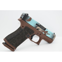 Glock 43X - Robin Egg's Blue Camo