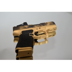 Glock 43 X Shield Custom - Hexa Light Gold