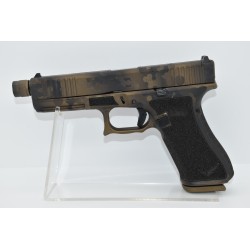 Glock 17 FS Gen5 MOS Fileté Custom- Burnt Bronze Camo