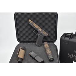 Glock 17 FS Gen5 MOS Throated Custom & B&T Impuls-IIA suppressor