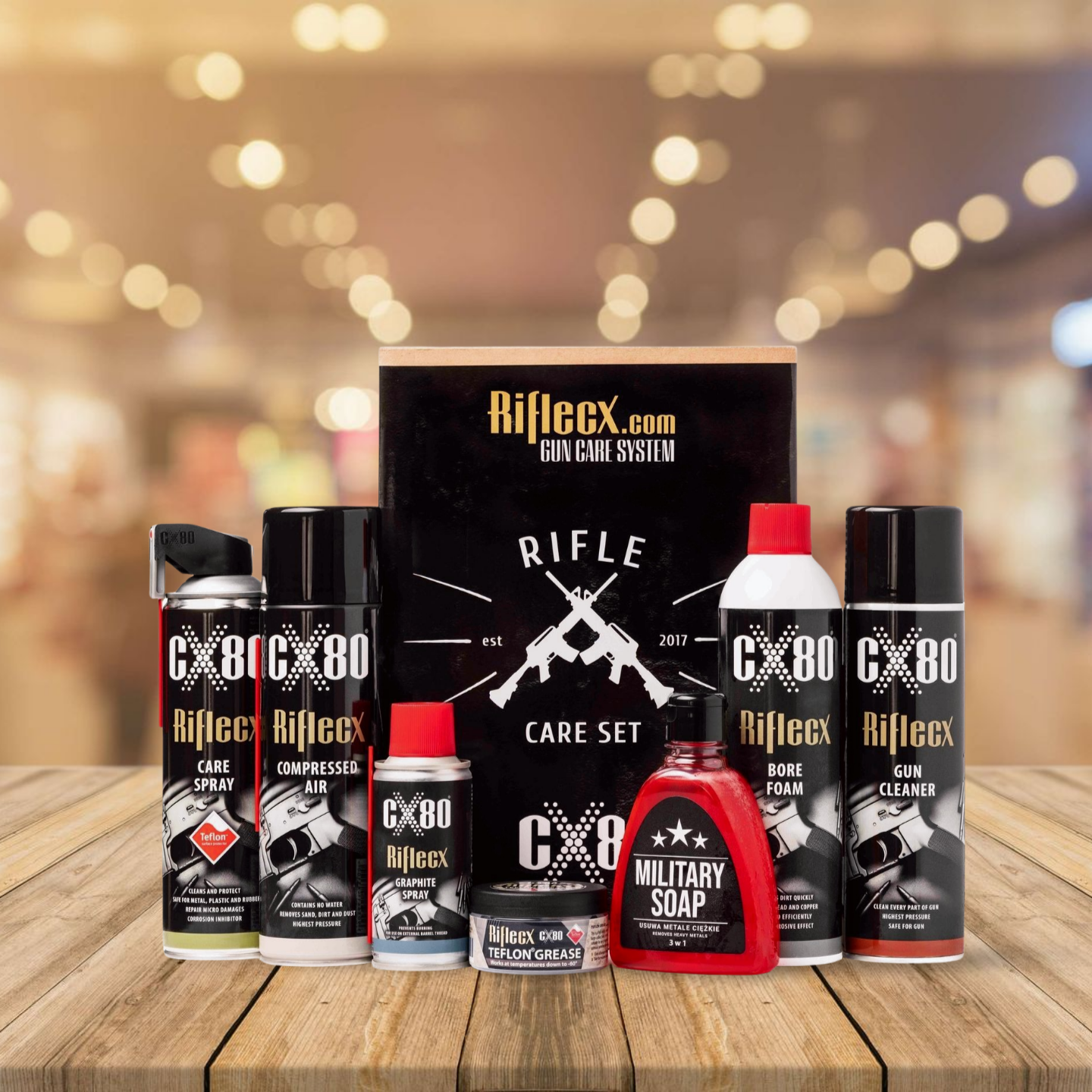 RifleCX rifle cleaning kit premium gift for shooters and hunters