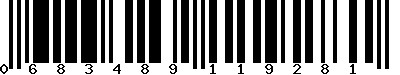 EAN-13 : 0683489119281